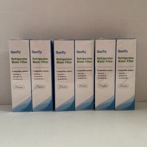Qaofly Refrigerator Filter Lot Of 3 Compatible Filter 1, W10295370, W10295370A
